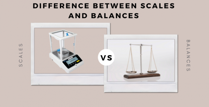 Whats The Difference Between Scales And Balances